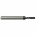 Harvey Tool 3/8 in. Cutter dia. x 1.1250 in. 1-1/8 x 2.0000 in. 2 Reach Carbide Square End Mill, 4 Flutes 956924-C3